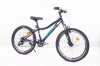 Велосипед CROSSRIDE Cross v-brake 24 MTB AL чорно-блакитний - фото 2