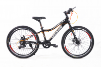Велосипед CROSSRIDE 24 MTB AL чорно-помаранчевий - головне фото