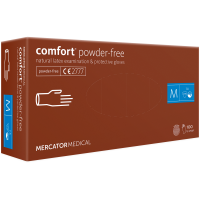 Рукавички латексні MercatorMedical COMFORT POWDER-FREE (1 пачка, 100 шт) розмір L - головне фото