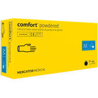 Рукавички латексні MercatorMedical COMFORT POWDERED (1 пачка, 100 шт) розмір XS - головне фото
